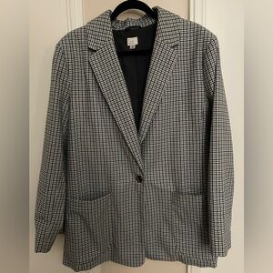A new day plaid blazer